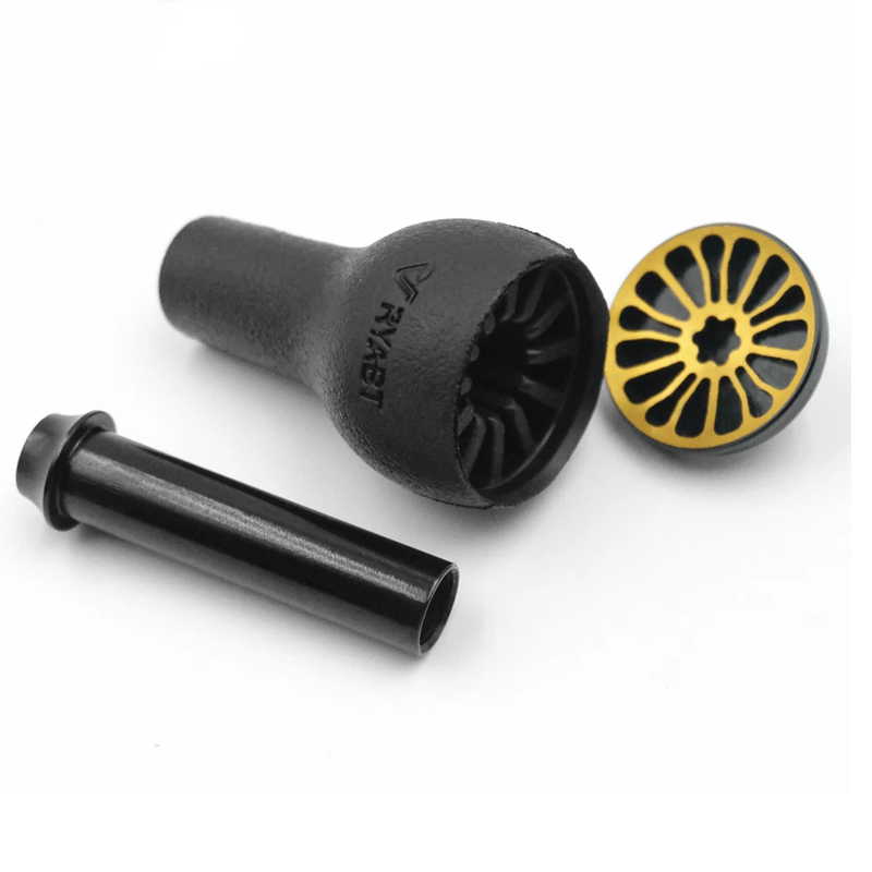 Shimano Reel Stradic - Bouton noir TPE 27 mm compatible